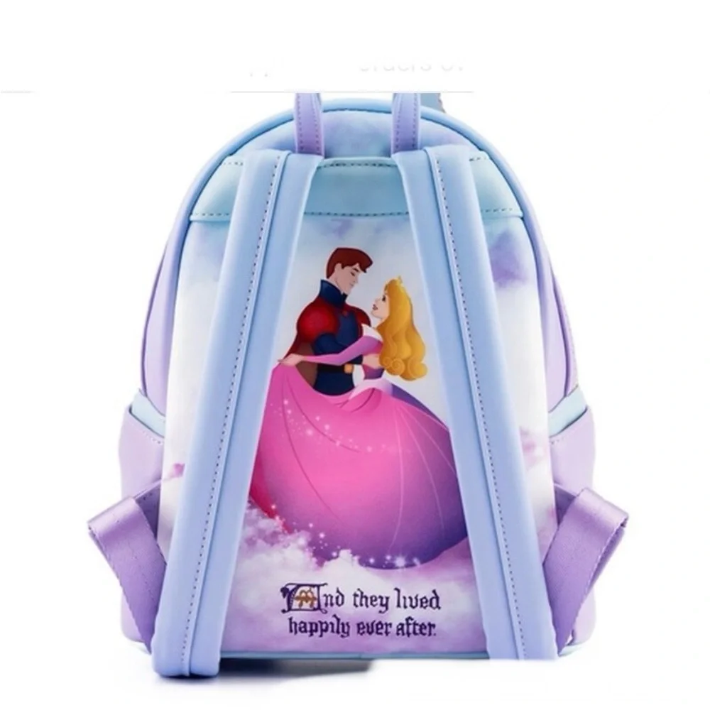 NWT Loungefly Disney Sleeping Beauty castle mini backpack - Picture 3 of 5